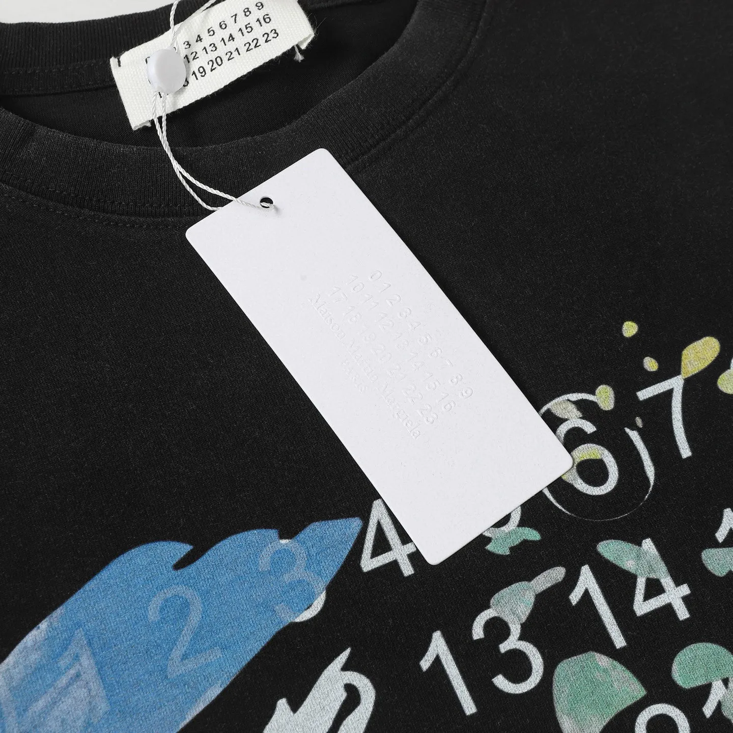mm 6/ 25ss 6 T logo ， Retro Same Style t 280 Versatile ： ，White Size：xs-l